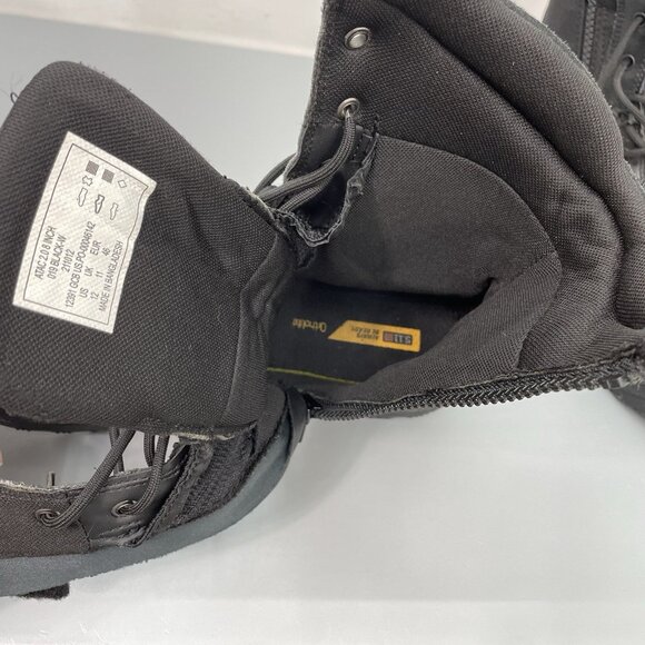 5.11 Tactical ATAC 2.0 8” Boots Combat Duty Side Zip Leather Black Mens 12 - Picture 14 of 15